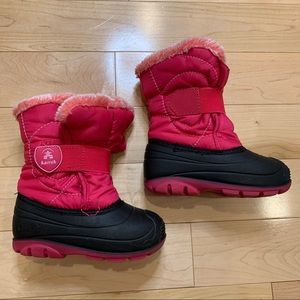 Kamik Snow Boots Winter Shoes Girl Pink Rubber